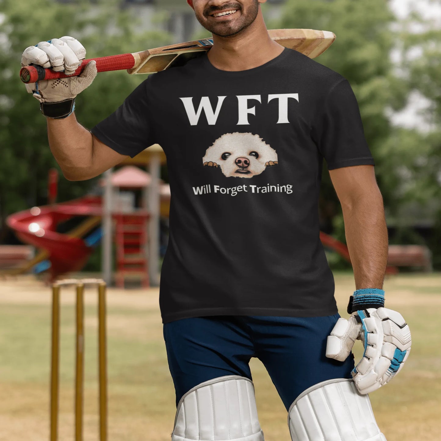 "WFT – Will Forget Training"-Unisex Bichon Frise T-Shirt for Dog Owners