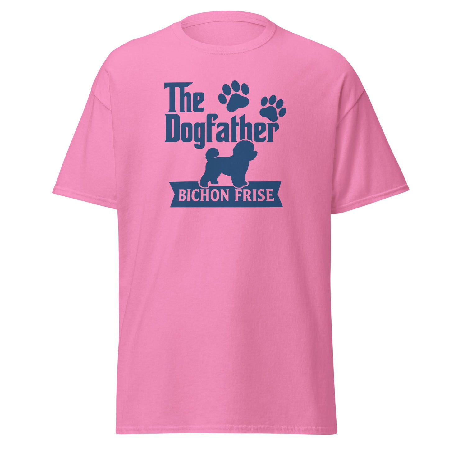 "The Dog Father Bicho Frise" - Funny Unisex T-Shirt (Blue Design) - Fun Factory Frise