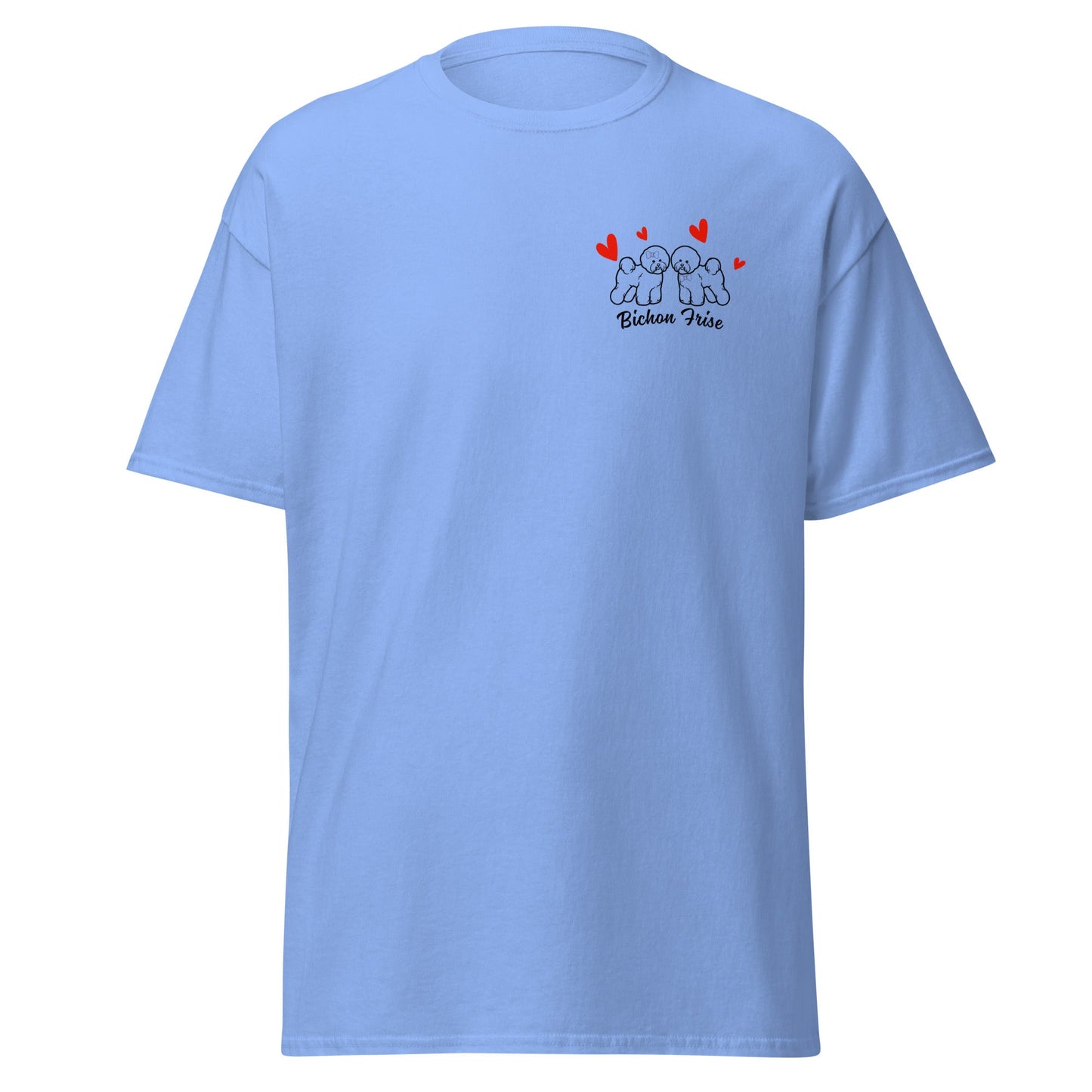 "Valentine's Day for women and men"-Unisex Bichon Frise T-Shirt for Dog Owners