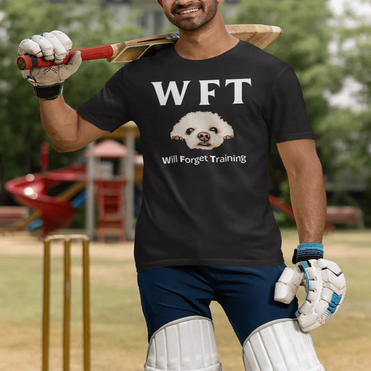 "WFT – Will Forget Training"-Unisex Bichon Frise T-Shirt for Dog Owners