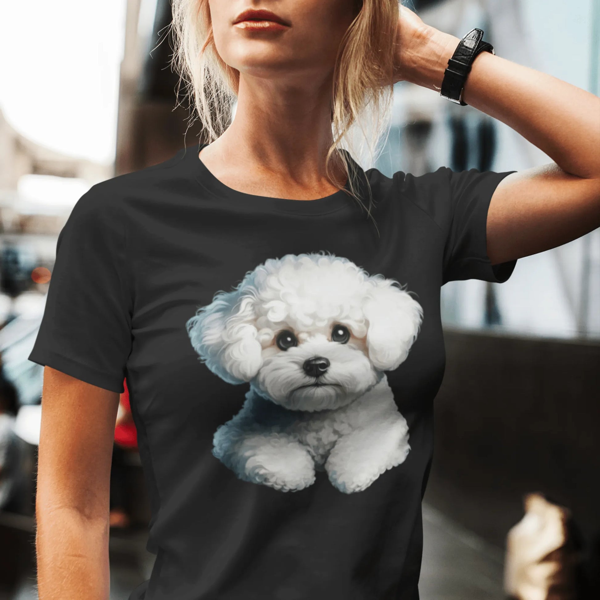Cute Bichon Frise -Unisex Bichon Frise T-Shirt for Dog Owners