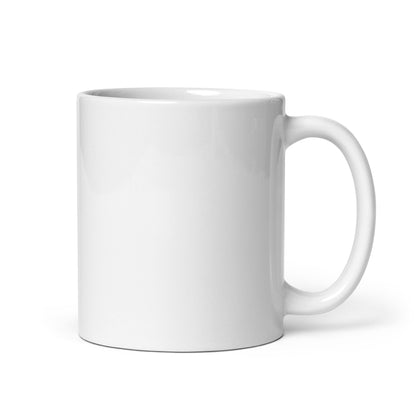 "Sorry girls my bichon frise Is My Valentine"-White glossy mug for Bichon Frise dog owners