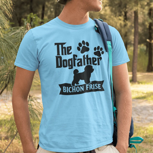 "The Dog Father Bicho Frise" - Funny Unisex T-Shirt (Black Design) - Fun Factory Frise
