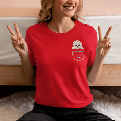 Bichon Frise in Sunglasses - "The Bichon Frise has a small body, but a huge heart"Unisex Bichon Frise T-Shirt for Dog Owners