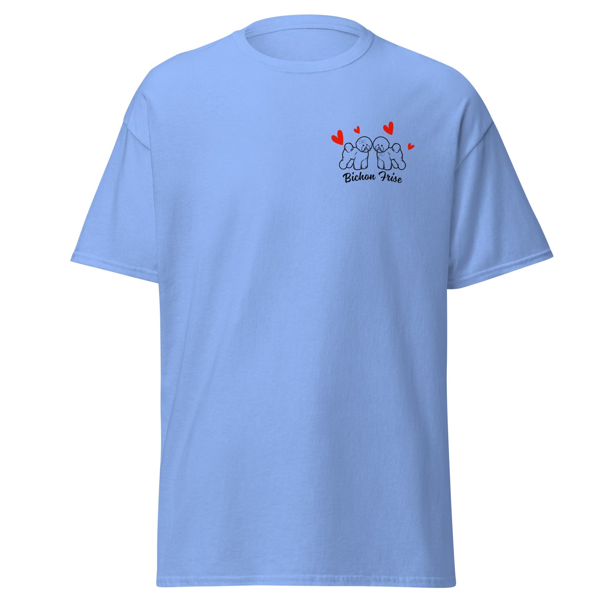 "Valentine's Day for women and men"-Unisex Bichon Frise T-Shirt for Dog Owners