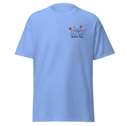 "Valentine's Day for women and men"-Unisex Bichon Frise T-Shirt for Dog Owners
