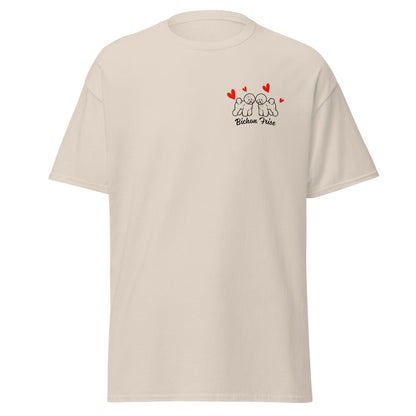 "Valentine's Day for women and men"-Unisex Bichon Frise T-Shirt for Dog Owners